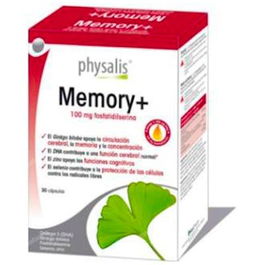 PHYSALIS Memory+ 30 Cap. Aceite de Pescado DHA 70% Ginkgo Biloba Memoria y Concentración