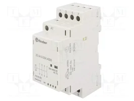 FINDER Contactor de instalación 4 polos 25A 24VAC/24VDC