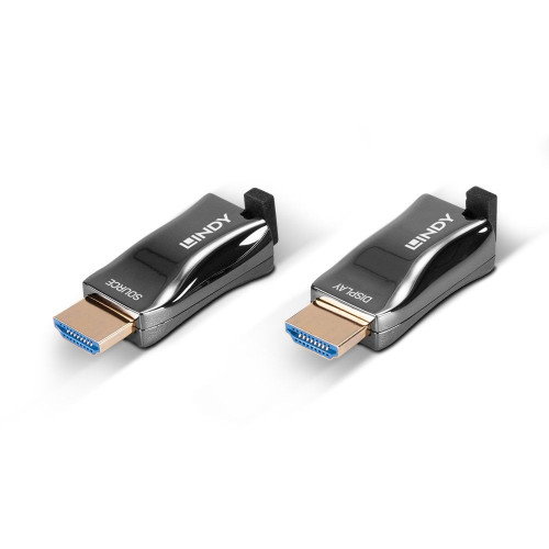 Lindy 38392 Extensor de Señales AV 4K60 de Fibra Óptica, Gris Oscuro Lindy 38392 Extensor de Señales AV 4K60 de Fibra Óptica, Gris Oscuro