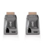 Lindy 38392 Extensor de Señales AV 4K60 de Fibra Óptica, Gris Oscuro