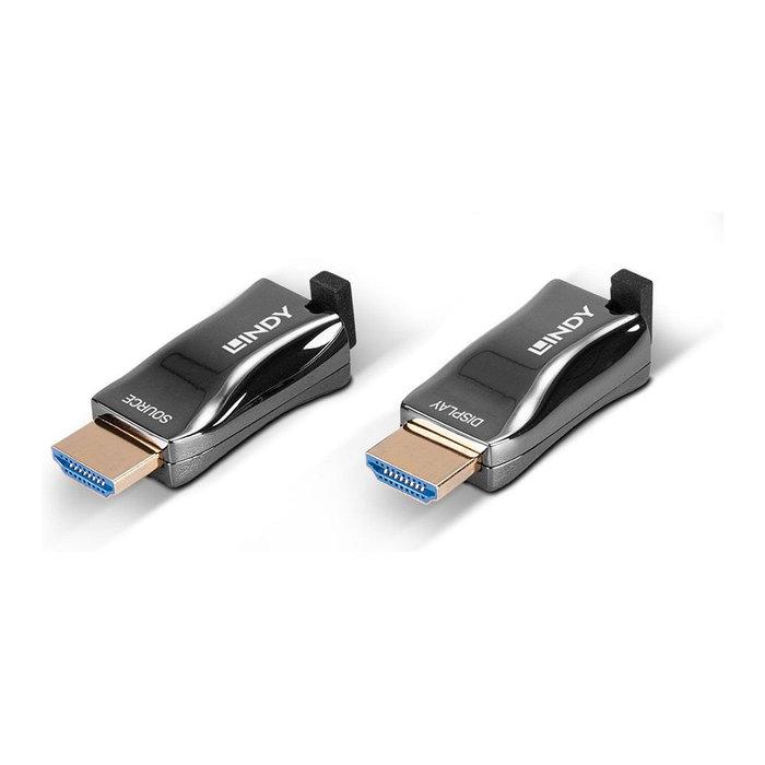 Lindy 38392 Extensor de Señales AV 4K60 de Fibra Óptica, Gris Oscuro Lindy 38392 Extensor de Señales AV 4K60 de Fibra Óptica, Gris Oscuro