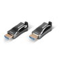 Lindy 38392 Extensor de Señales AV 4K60 de Fibra Óptica, Gris Oscuro