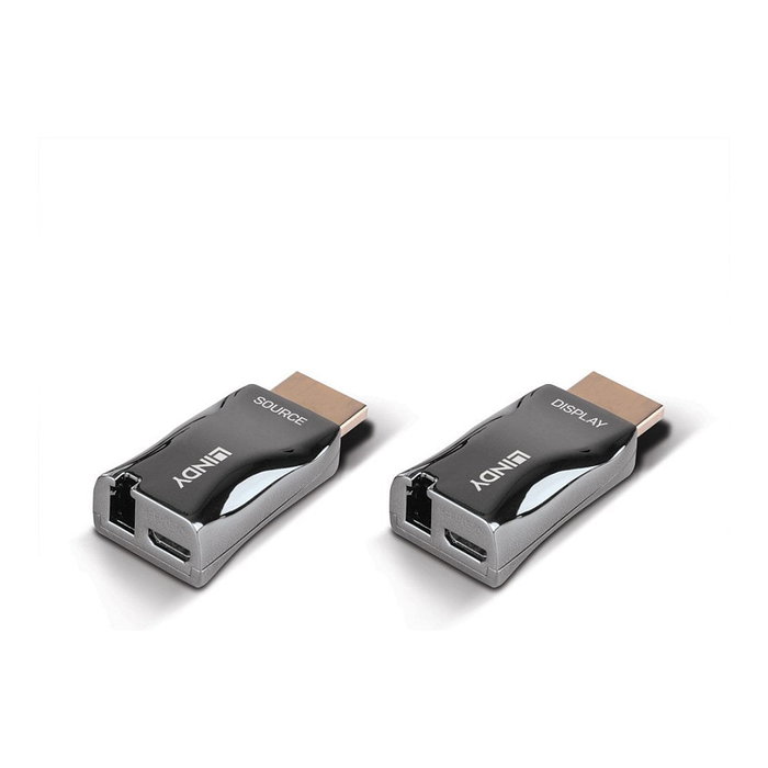 Lindy 38392 Extensor de Señales AV 4K60 de Fibra Óptica, Gris Oscuro Lindy 38392 Extensor de Señales AV 4K60 de Fibra Óptica, Gris Oscuro
