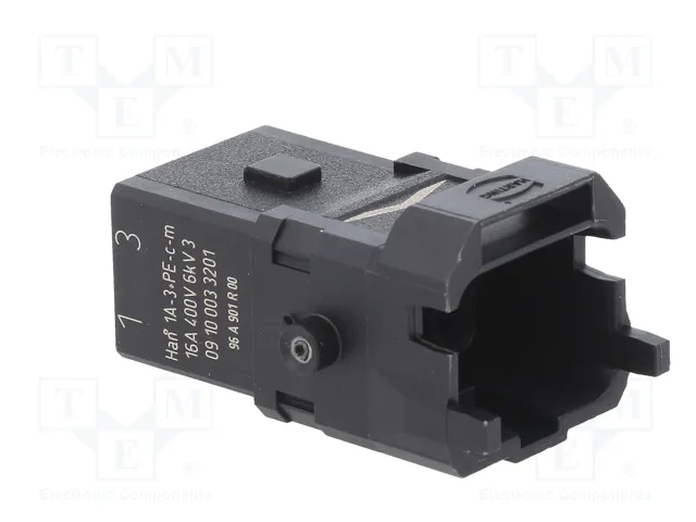 HARTING Han® 1A Plantilla de Contacto Macho 4 PIN 3P+PE HARTING Han® 1A Plantilla de Contacto Macho 4 PIN 3P+PE