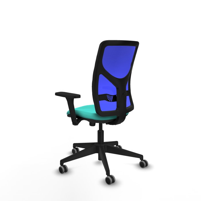 PIQUERAS Y CRESPO Silla de oficina Motilla con mecanismo Sincro, Turquesa y Azul PIQUERAS Y CRESPO Silla de oficina Motilla con mecanismo Sincro, Turquesa y Azul