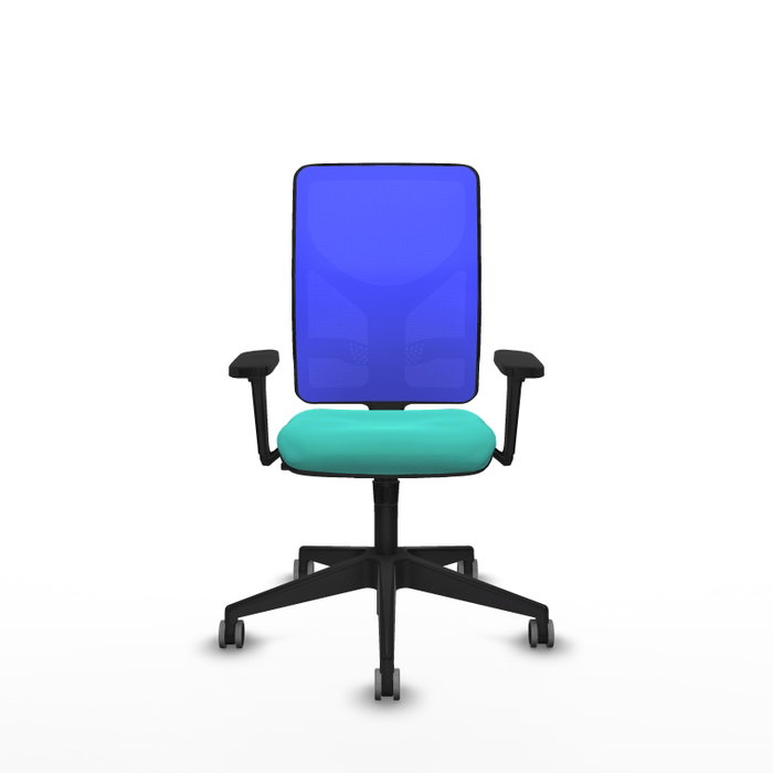PIQUERAS Y CRESPO Silla de oficina Motilla con mecanismo Sincro, Turquesa y Azul PIQUERAS Y CRESPO Silla de oficina Motilla con mecanismo Sincro, Turquesa y Azul