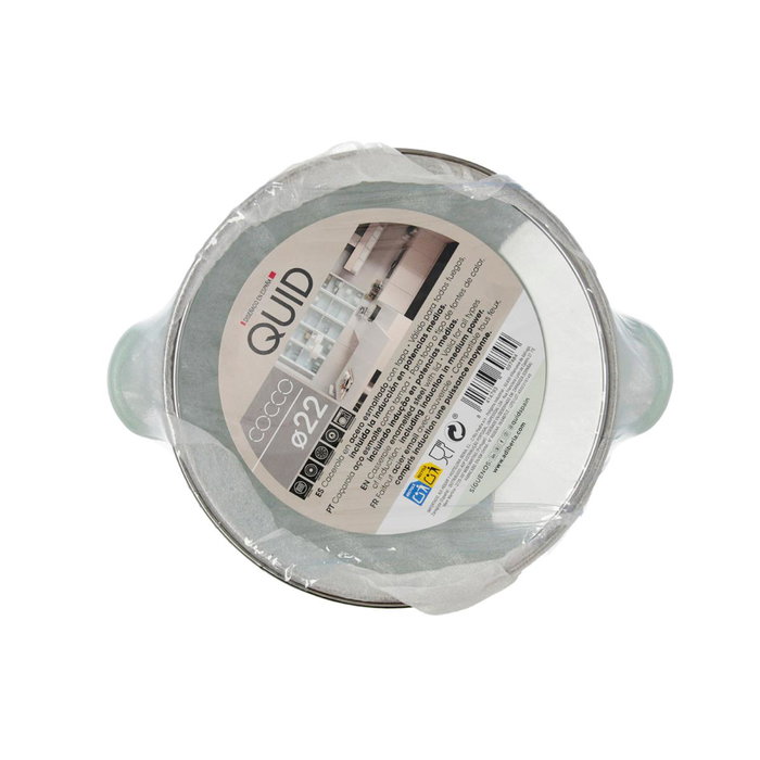 Cacerola Acero Esmaltado Cocco Quid 22 cm - 2,8 L (6 Unidades)