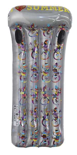 Colchoneta hinchable con asas lagartitos 188cm - modelos surtidos Colchoneta hinchable con asas lagartitos 188cm - modelos surtidos