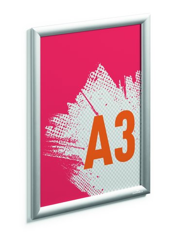 Portaposter Durable Mural Marco Aluminio Cierre Click A3 Plata Portaposter Durable Mural Marco Aluminio Cierre Click A3 Plata