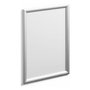 Durable Expositor mural con marco A3 plata