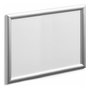 Durable Expositor mural con marco A3 plata