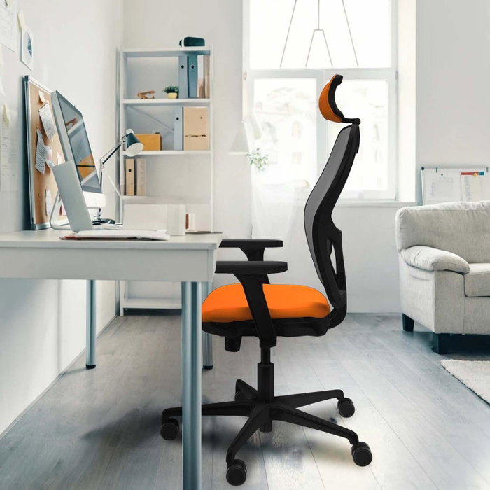 PIQUERAS Y CRESPO Silla de oficina Jorquera Azul claro y Gris