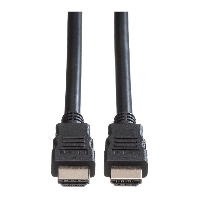 ROLINE HDMI Cable 1 m Neg 11.44.5571 A Macho 3D Full HD 1080p 340 MHz Plug and Play, Cable TPE Blindado ROLINE HDMI Cable 1 m Neg 11.44.5571 A Macho 3D Full HD 1080p 340 MHz Plug and Play, Cable TPE Blindado