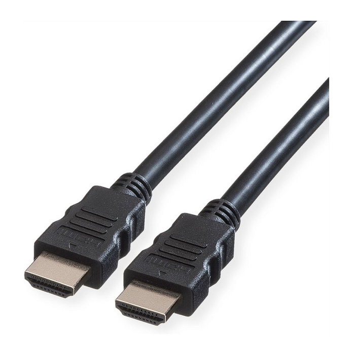 ROLINE HDMI Cable 1 m Neg 11.44.5571 A Macho 3D Full HD 1080p 340 MHz Plug and Play, Cable TPE Blindado ROLINE HDMI Cable 1 m Neg 11.44.5571 A Macho 3D Full HD 1080p 340 MHz Plug and Play, Cable TPE Blindado