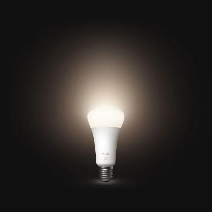 Philips Hue Bombilla LED Conectada A67, Luz Blanca Cálida 2700K, E27 13.5W 1600 Lúmenes, AABUO53053 Philips Hue Bombilla LED Conectada A67, Luz Blanca Cálida 2700K, E27 13.5W 1600 Lúmenes, AABUO53053