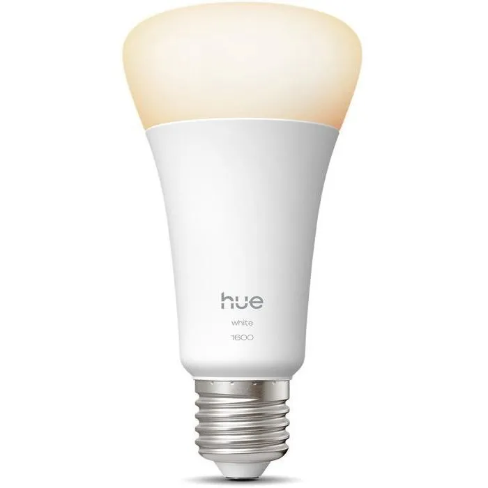 Philips Hue Bombilla LED Conectada A67, Luz Blanca Cálida 2700K, E27 13.5W 1600 Lúmenes, AABUO53053 Philips Hue Bombilla LED Conectada A67, Luz Blanca Cálida 2700K, E27 13.5W 1600 Lúmenes, AABUO53053
