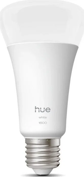 Philips Hue Bombilla LED conectada A67, Luz blanca cálida, 2700 K, E27