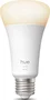Philips Hue Bombilla LED conectada A67, Luz blanca cálida, 2700 K, E27
