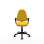 PIQUERAS Y CRESPO Silla de oficina Aýna en Similpiel Amarillo