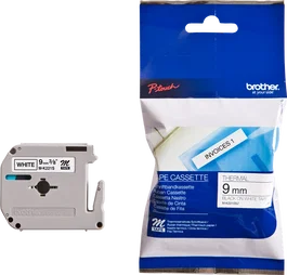 Brother M-K221SBZ Cinta mecanográfica Negro sobre blanco 9 mm x 4 m no laminado