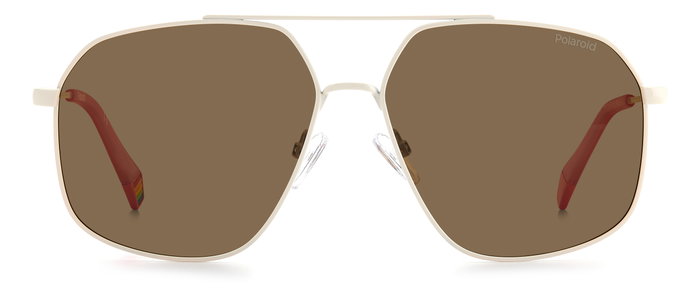 Polaroid PLD-6173-S-10A-SP Gafas de sol Hexagonales con Doble Puente
