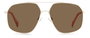 Polaroid PLD-6173-S-10A-SP Gafas de sol Hexagonales con Doble Puente