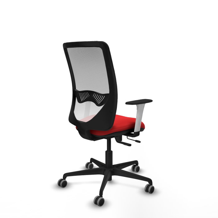 PIQUERAS Y CRESPO Silla de oficina Zulema Rojo y Blanco PIQUERAS Y CRESPO Silla de oficina Zulema Rojo y Blanco