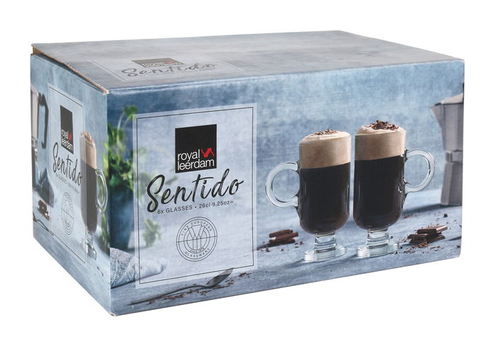 Royal Leerdam Set 6 Tazas Cafe con Leche Altura 26 Cl Senti (4 Cajas)