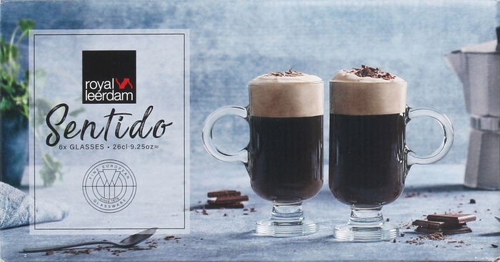 Royal Leerdam Set 6 Tazas Cafe con Leche Altura 26 Cl Senti (4 Cajas)