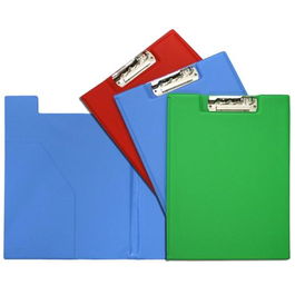 Grafoplás Carpeta con Pinza Colors Miniclip Folio C-Bolsa Interior Pvc Azul