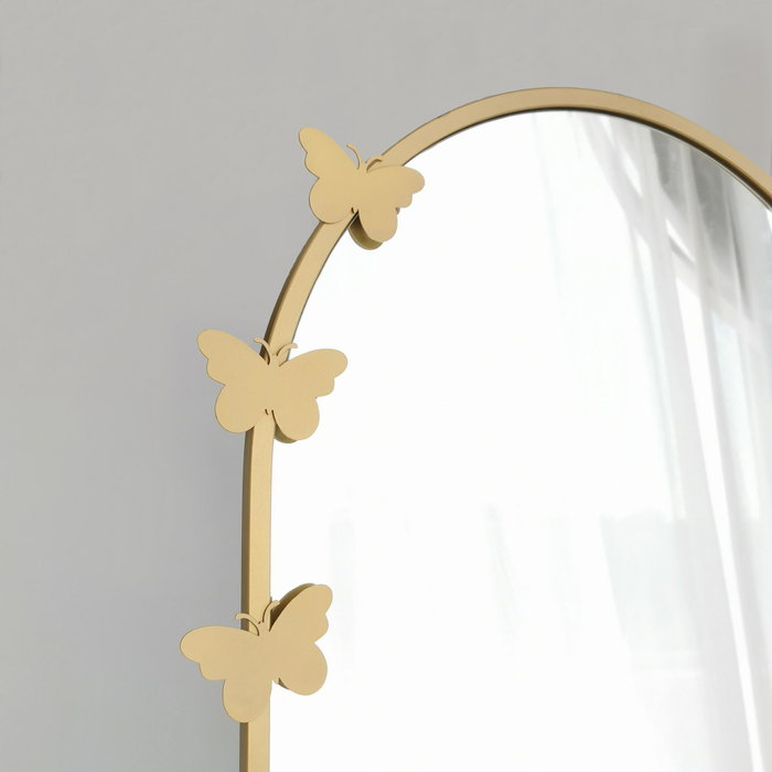 Hanah Home Espejo Cheval A903 Metal Dorado Mate 65x180 cm Montaje Fácil Resistente Humedad Hanah Home Espejo Cheval A903 Metal Dorado Mate 65x180 cm Montaje Fácil Resistente Humedad