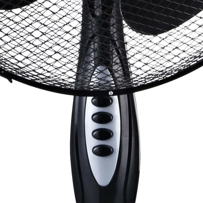 Haeger Ventilador de Pie SF-16B.012A, Negro, 40 cm, 3 Velocidades, Flujo de Aire 4462.2 m³/h, 130 cm de Altura Ajustable, 90° Oscilación Haeger Ventilador de Pie SF-16B.012A, Negro, 40 cm, 3 Velocidades, Flujo de Aire 4462.2 m³/h, 130 cm de Altura Ajustable, 90° Oscilación