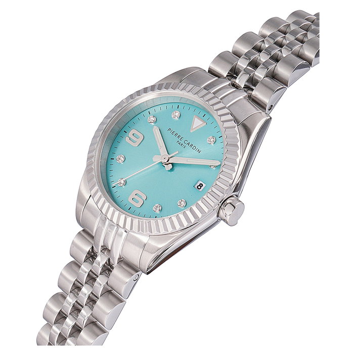 Pierre Cardin CF.1012.MS.1 con esfera verde y correa gris