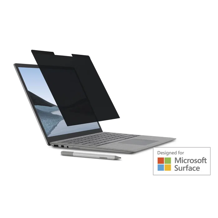 Kensington MagPro Elite filtro de privacidad magnético para Microsoft Surface Laptop 13.5'' (Modelos 1-6), reversible, reduce luz azul 52%, compatible táctil y Surface Pen