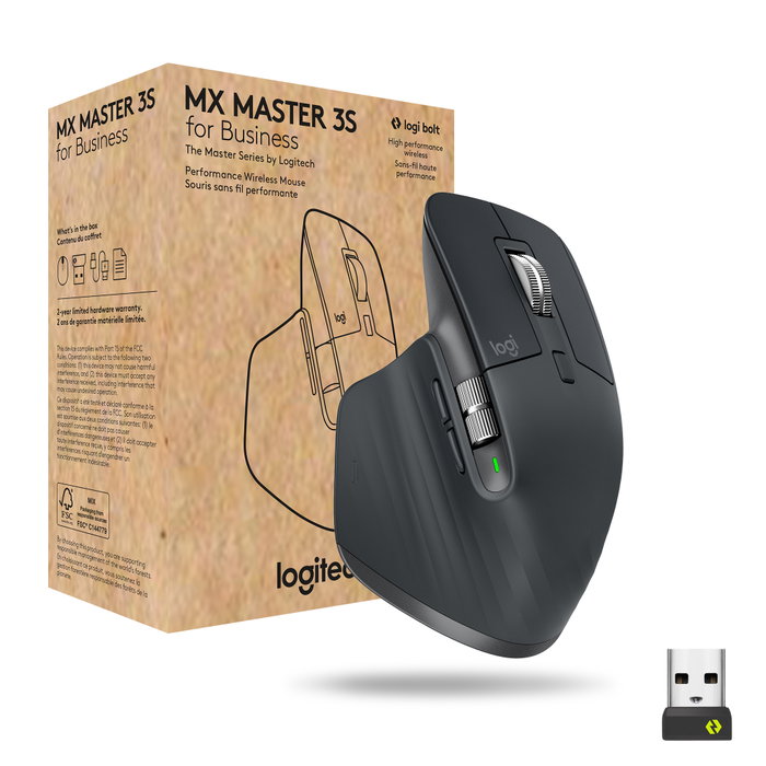 Logitech MX Master 3S for Business Grafito
