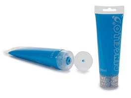 Pincello Tubo Pintura Acrilica Neon 120Ml Azul 6 x 4.5 x 16 cm (Set de 24)