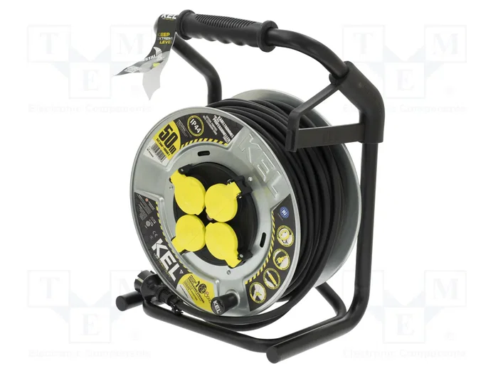KEL Prolongador de alimentación HEAVY H05RR-F 3G2,5mm2 50m Negro KEL Prolongador de alimentación HEAVY H05RR-F 3G2,5mm2 50m Negro