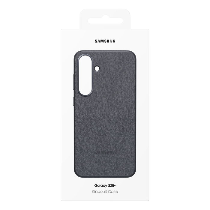 Samsung Kindsuit Funda de Cuero para Galaxy S25 Plus - Negro