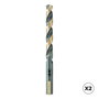 Bluemaster Broca DIN 338 HSS-CO Split Point 3,00 mm - 2 uds para Inoxidable