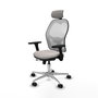 PIQUERAS Y CRESPO Silla de oficina Jorquera Blanca con Mecanismo Sincro/Traslack