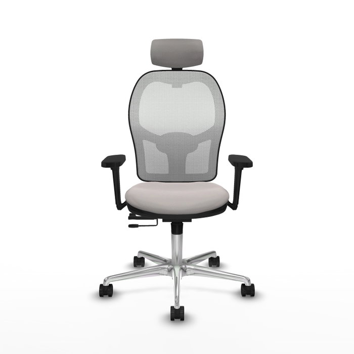 PIQUERAS Y CRESPO Silla de oficina Jorquera Blanca con Mecanismo Sincro/Traslack