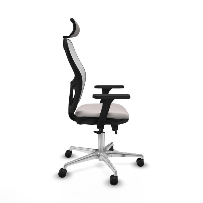 PIQUERAS Y CRESPO Silla de oficina Jorquera Blanca con Mecanismo Sincro/Traslack