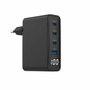 Gembird Cargador GaN 100W con 3xUSB-C y 1xUSB-A Negro LCDTA-UC-PDQC100LCD-01-BK