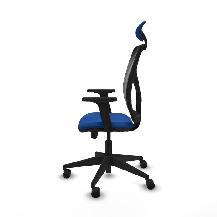 PIQUERAS Y CRESPO Silla de oficina Motilla con mecanismo Sincro/Traslack, Azul y Negro PIQUERAS Y CRESPO Silla de oficina Motilla con mecanismo Sincro/Traslack, Azul y Negro