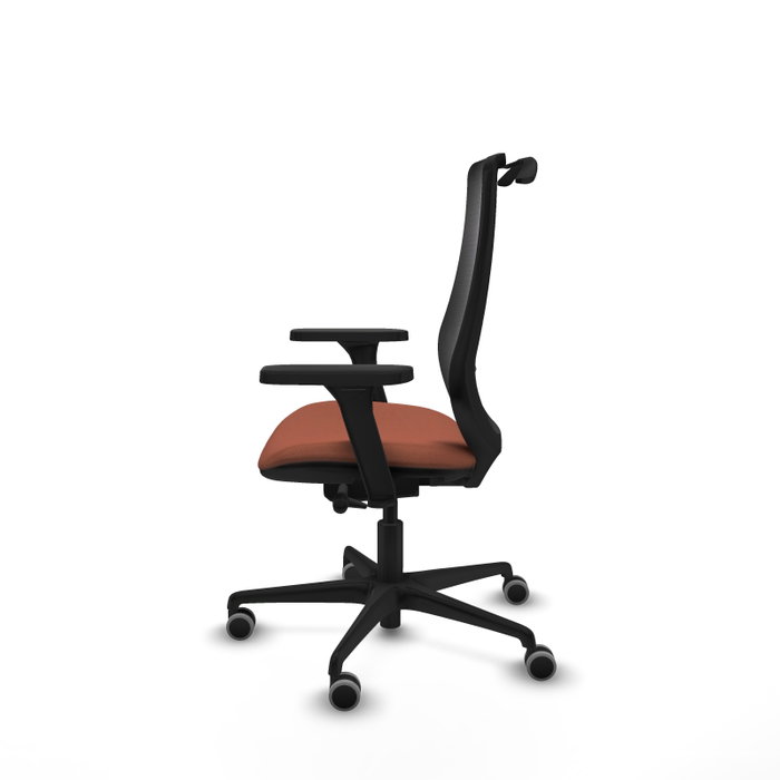 PIQUERAS Y CRESPO Silla de oficina Mardos con mecanismo Sincro/Traslack, Marrón y Negro PIQUERAS Y CRESPO Silla de oficina Mardos con mecanismo Sincro/Traslack, Marrón y Negro
