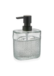 Mijölnir Dispensador de Jabón SBN0065 de Cristal Transparente con Bomba para Baño y Cocina