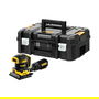 DeWALT DCW200NT-XJ Lijadora de Hoja Orbital a Batería 18V sin Escobillas, Velocidad Variable 8000-13500 OPM, Ø Orbital 1.6 mm, Incluye Adaptador para Aspiración