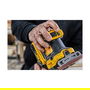 DeWALT DCW200NT-XJ Lijadora de Hoja Orbital a Batería 18V sin Escobillas, Velocidad Variable 8000-13500 OPM, Ø Orbital 1.6 mm, Incluye Adaptador para Aspiración
