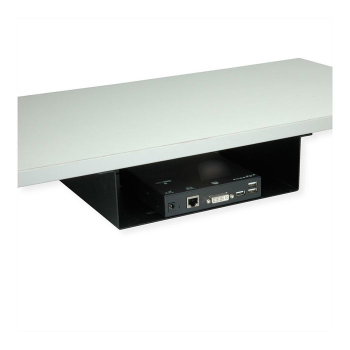 Roline 17030113 Halterung fr Systemeinheit, Soporte para Torre de PC, 10 kg Capacidad, Negro, Metal, 244.8 x 203 x 70.4 mm