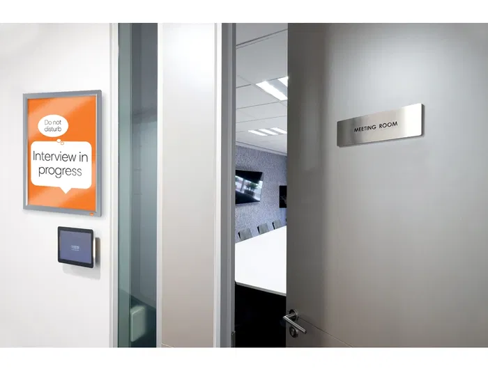 Nobo Marco Porta Anuncios Impression Pro DIN A3, Clip Aluminio, 320x17x445 mm